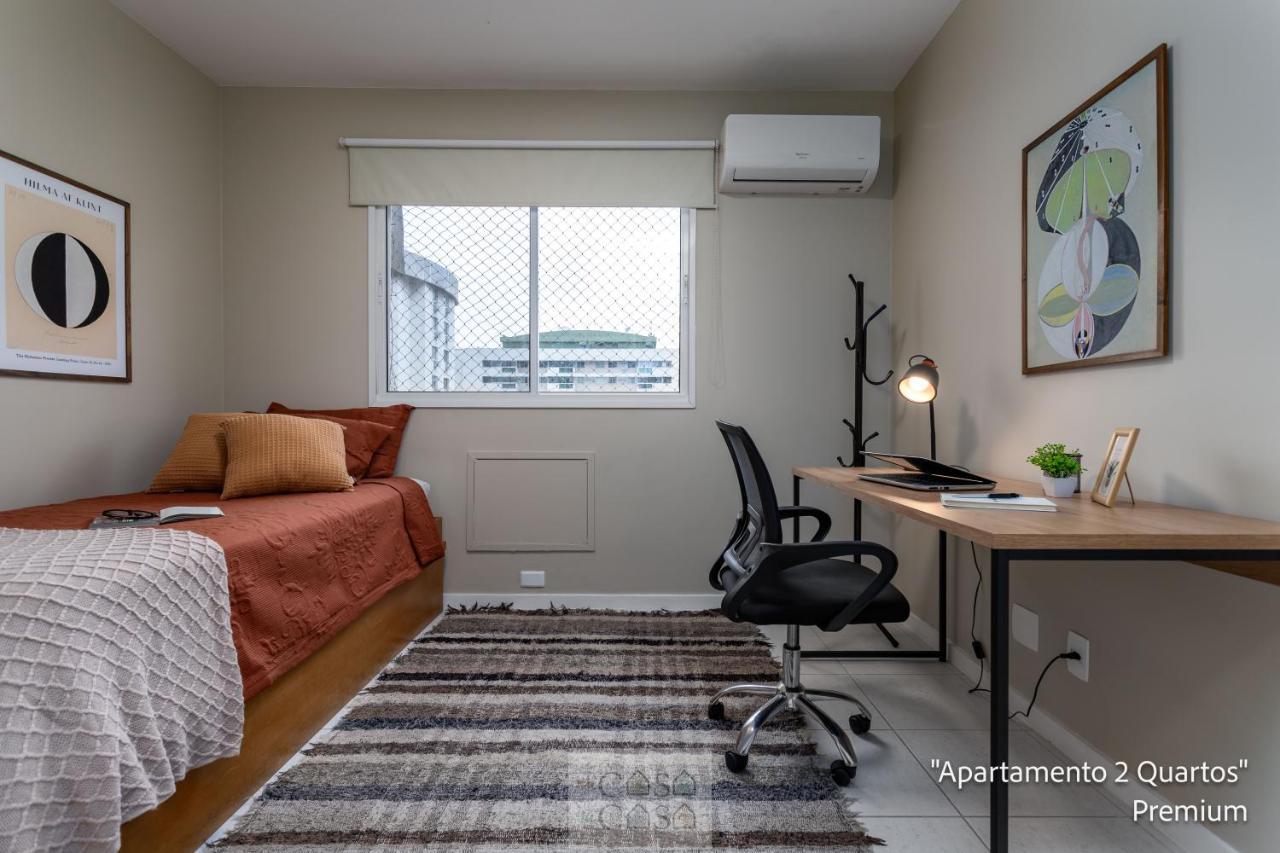 2 Quartos Com Varanda A 300M Riocentro Wi-Fi 120Mbps E Cozinha Completa - Condominio Com Piscina, Estacionamento, Portaria 24H E Parquinho Infantil - Apartamento Indicado Para Grupos, Hospedes A Trabalho E Criancas Rio de Janeiro Exteriör bild