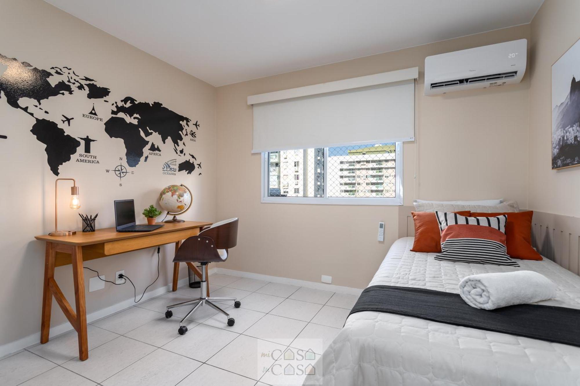 2 Quartos Com Varanda A 300M Riocentro Wi-Fi 120Mbps E Cozinha Completa - Condominio Com Piscina, Estacionamento, Portaria 24H E Parquinho Infantil - Apartamento Indicado Para Grupos, Hospedes A Trabalho E Criancas Rio de Janeiro Rum bild
