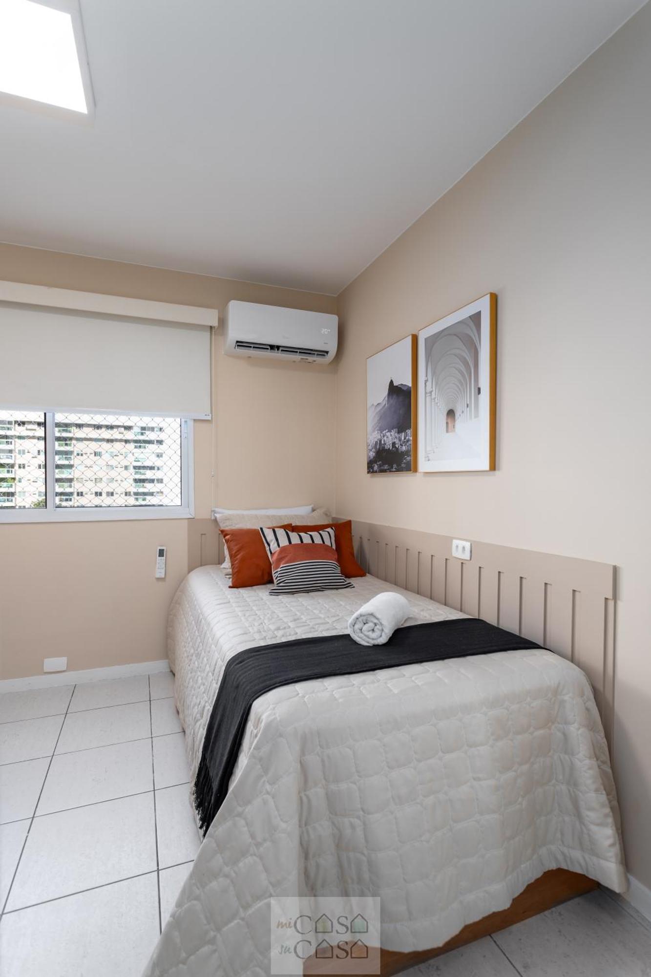 2 Quartos Com Varanda A 300M Riocentro Wi-Fi 120Mbps E Cozinha Completa - Condominio Com Piscina, Estacionamento, Portaria 24H E Parquinho Infantil - Apartamento Indicado Para Grupos, Hospedes A Trabalho E Criancas Rio de Janeiro Rum bild