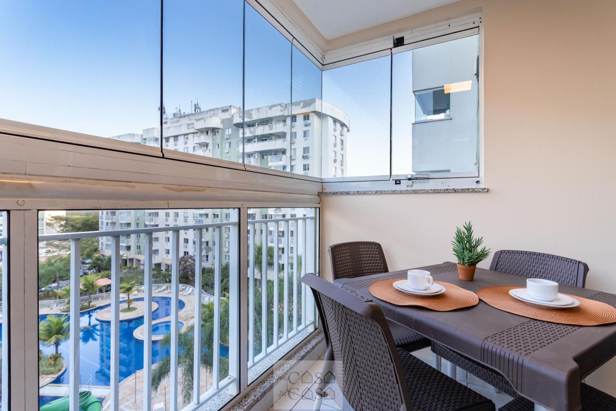 2 Quartos Com Varanda A 300M Riocentro Wi-Fi 120Mbps E Cozinha Completa - Condominio Com Piscina, Estacionamento, Portaria 24H E Parquinho Infantil - Apartamento Indicado Para Grupos, Hospedes A Trabalho E Criancas Rio de Janeiro Exteriör bild