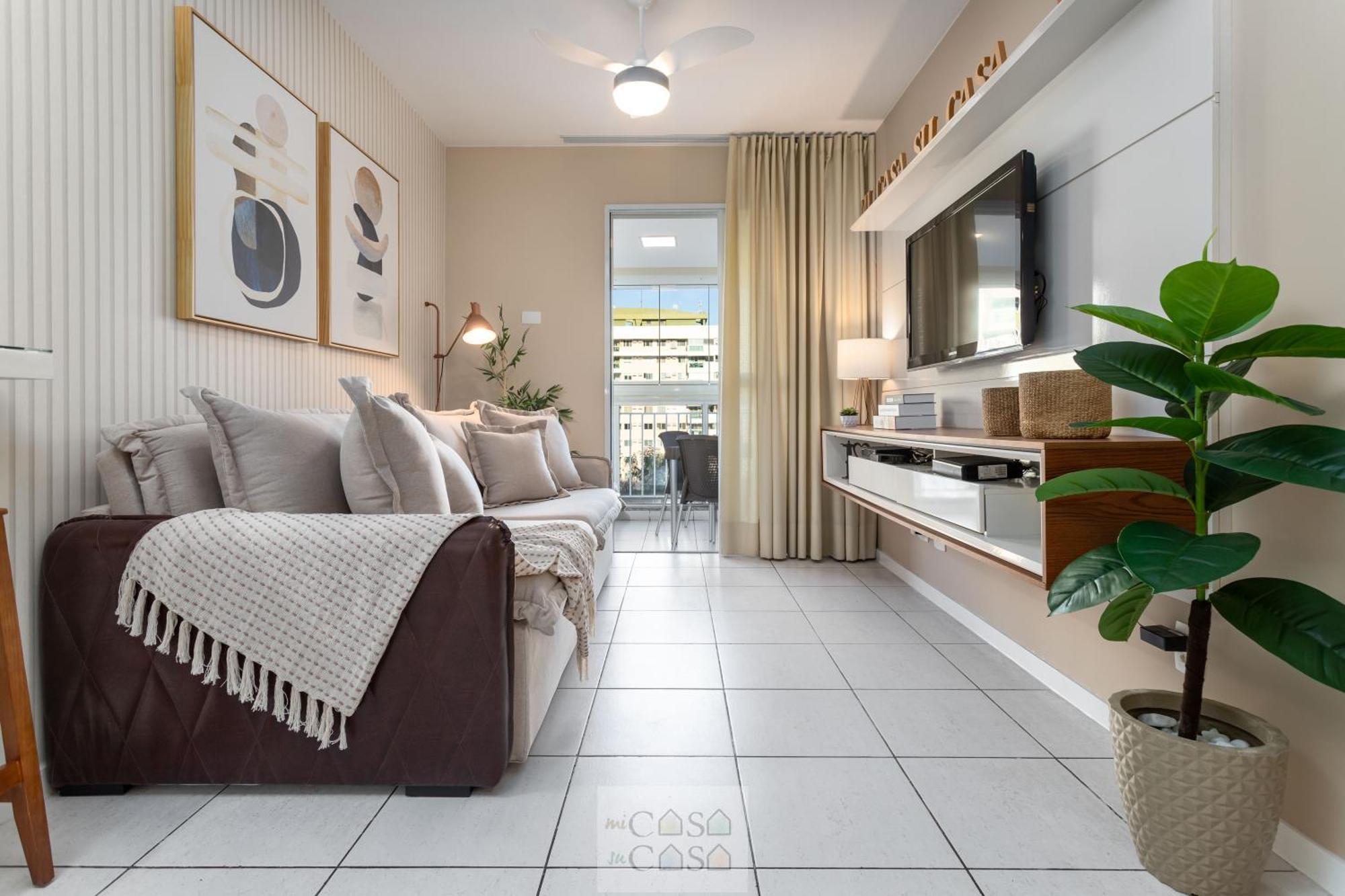 2 Quartos Com Varanda A 300M Riocentro Wi-Fi 120Mbps E Cozinha Completa - Condominio Com Piscina, Estacionamento, Portaria 24H E Parquinho Infantil - Apartamento Indicado Para Grupos, Hospedes A Trabalho E Criancas Rio de Janeiro Rum bild