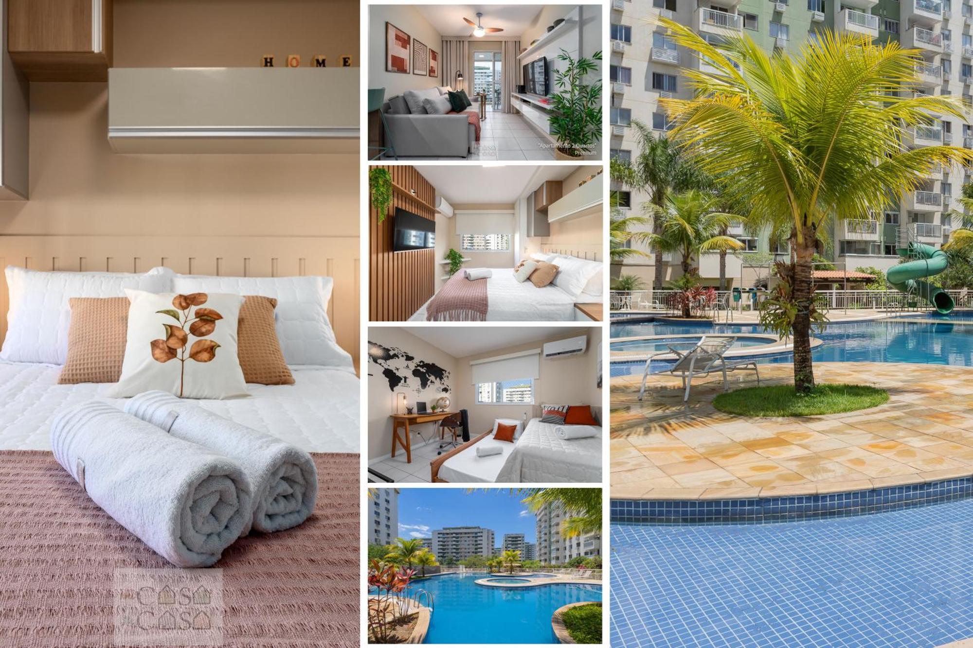 2 Quartos Com Varanda A 300M Riocentro Wi-Fi 120Mbps E Cozinha Completa - Condominio Com Piscina, Estacionamento, Portaria 24H E Parquinho Infantil - Apartamento Indicado Para Grupos, Hospedes A Trabalho E Criancas Rio de Janeiro Exteriör bild