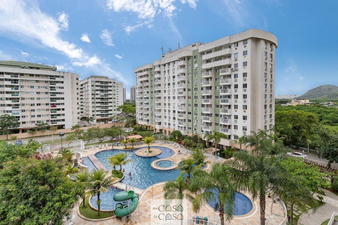 2 Quartos Com Varanda A 300M Riocentro Wi-Fi 120Mbps E Cozinha Completa - Condominio Com Piscina, Estacionamento, Portaria 24H E Parquinho Infantil - Apartamento Indicado Para Grupos, Hospedes A Trabalho E Criancas Rio de Janeiro Exteriör bild