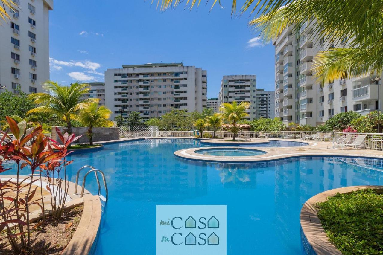 2 Quartos Com Varanda A 300M Riocentro Wi-Fi 120Mbps E Cozinha Completa - Condominio Com Piscina, Estacionamento, Portaria 24H E Parquinho Infantil - Apartamento Indicado Para Grupos, Hospedes A Trabalho E Criancas Rio de Janeiro Exteriör bild