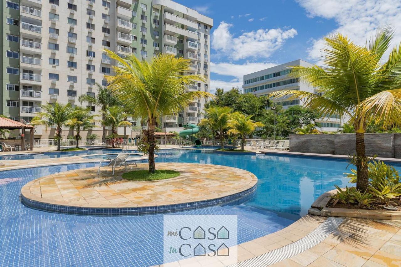 2 Quartos Com Varanda A 300M Riocentro Wi-Fi 120Mbps E Cozinha Completa - Condominio Com Piscina, Estacionamento, Portaria 24H E Parquinho Infantil - Apartamento Indicado Para Grupos, Hospedes A Trabalho E Criancas Rio de Janeiro Exteriör bild